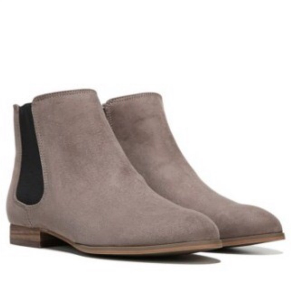 Carlos Santana Taupe Suede Booties